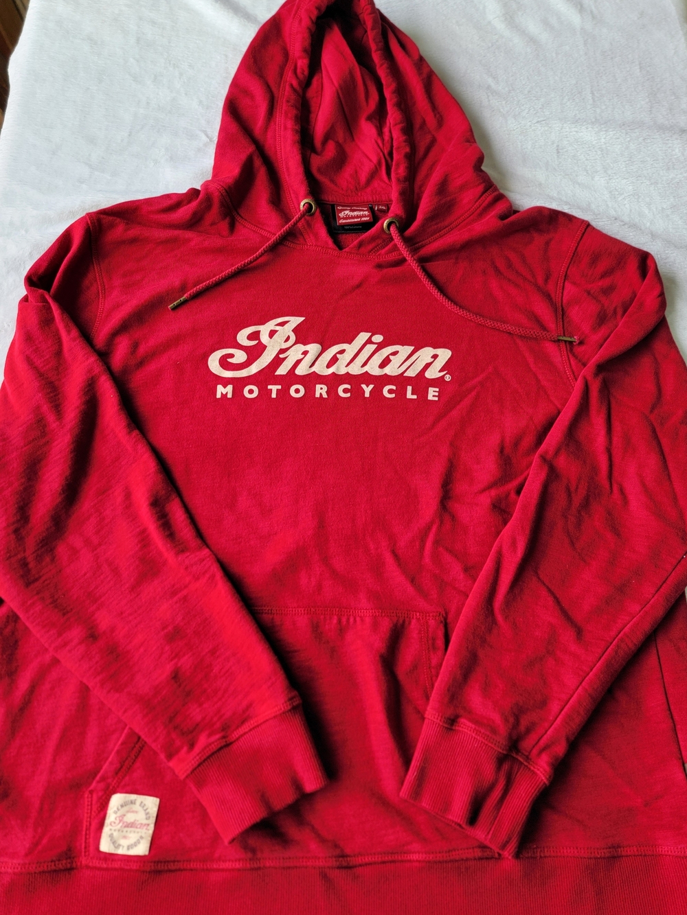 Indian Motorcycle Men's Red Pullover Hoodie